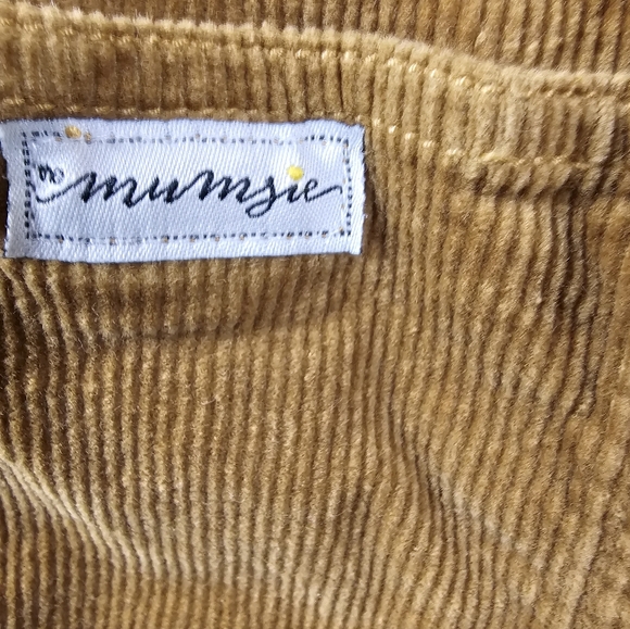 The Mumsie Caramella Stretch Corduroy Overalls, Size Large Maternity Baby Wear - Picture 6 of 14